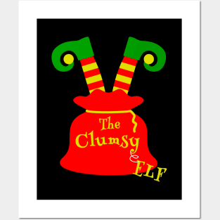 The Clumsy Elf Family Matching Christmas 2020 Gift  Posters and Art